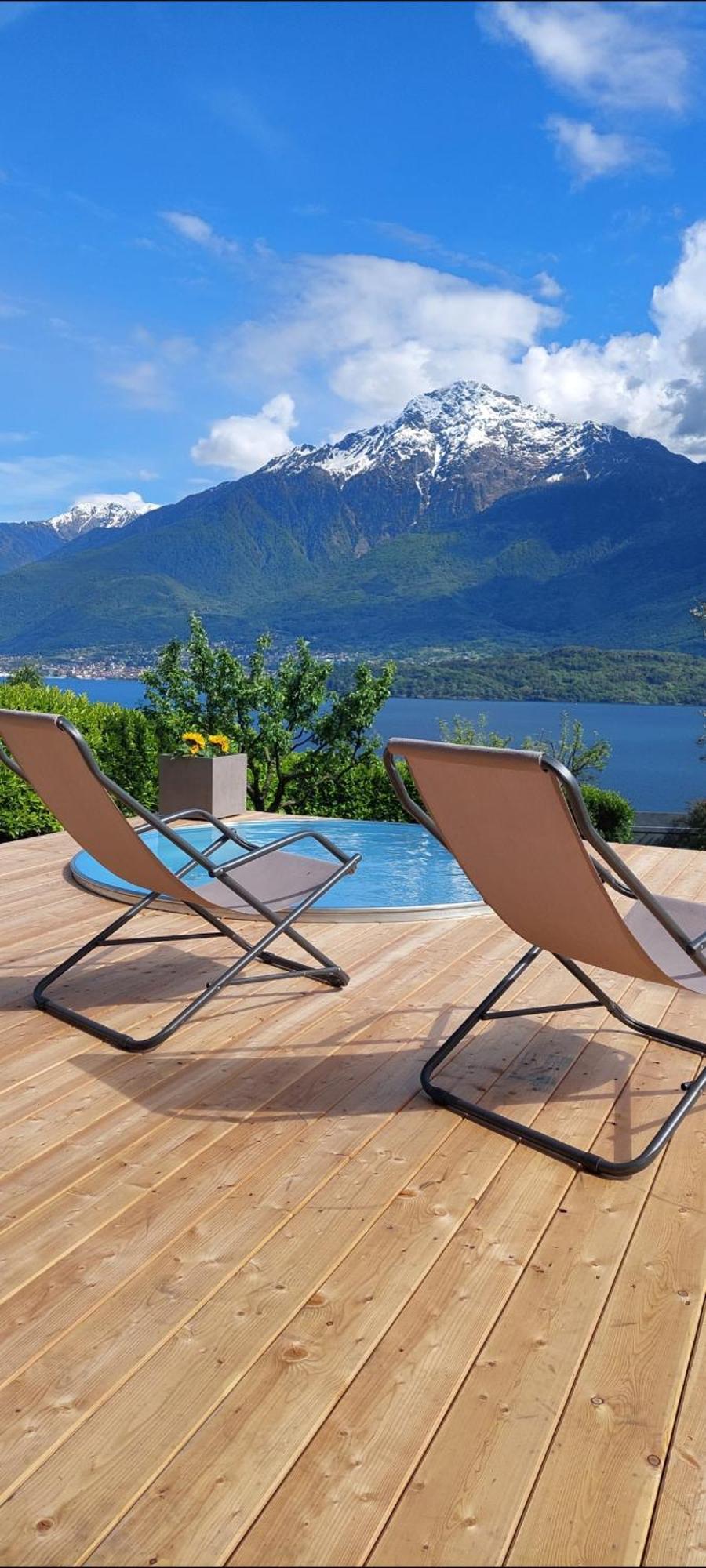 Casa Vacanze Perla Del Lago โดมาโซ ภายนอก รูปภาพ