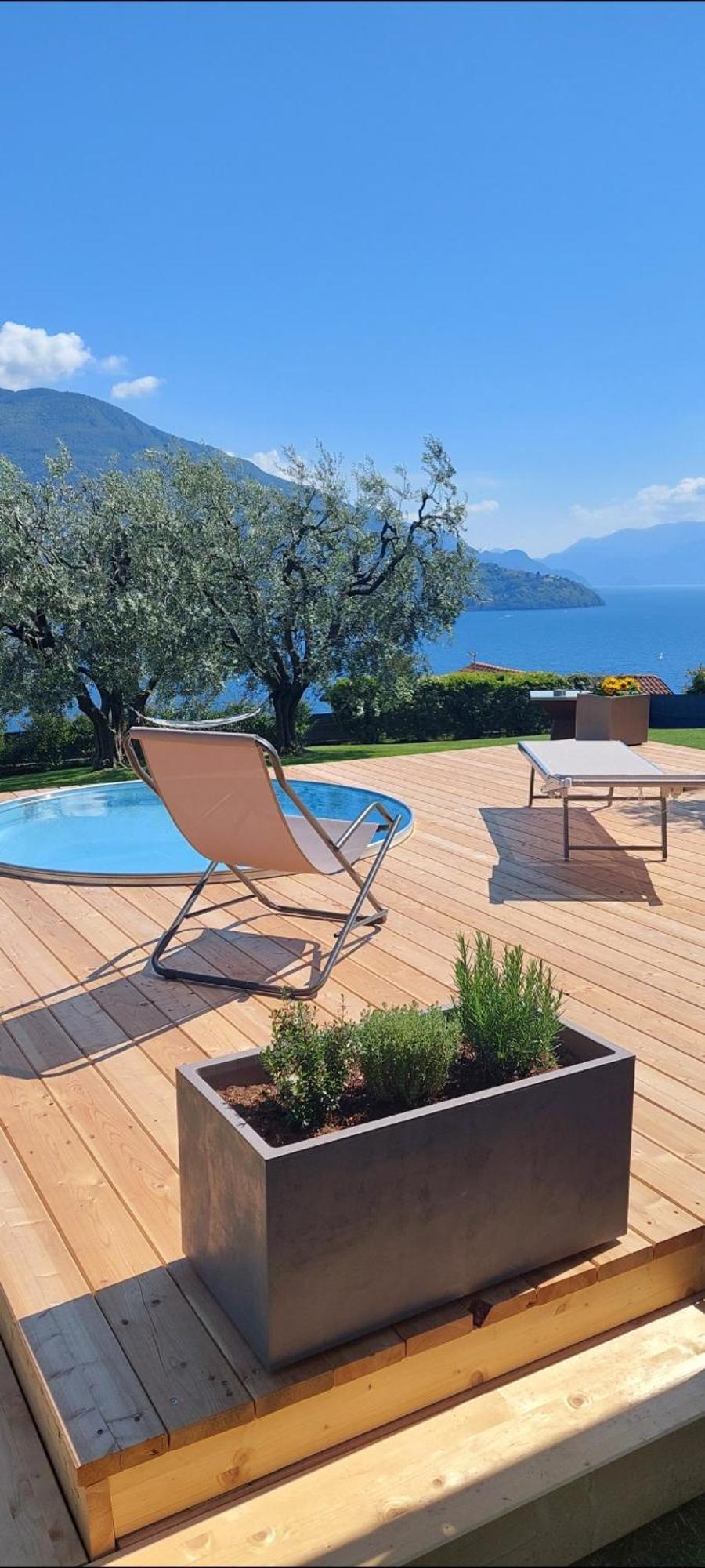 Casa Vacanze Perla Del Lago โดมาโซ ภายนอก รูปภาพ